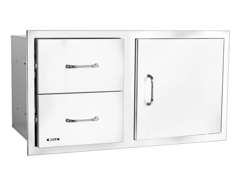 Bull 40.5" Access Door & Double Drawer Combo with Paper Towel Holder