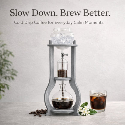 Nispira Wooden Frame Ice Cold Brew Dripping Coffee Maker