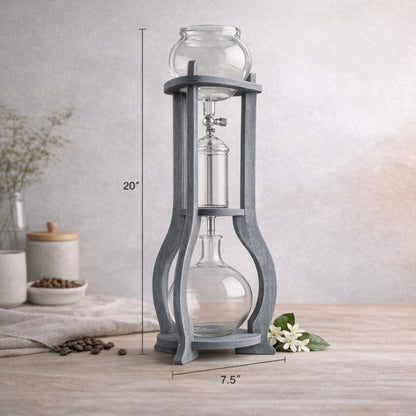 Nispira Wooden Frame Ice Cold Brew Dripping Coffee Maker