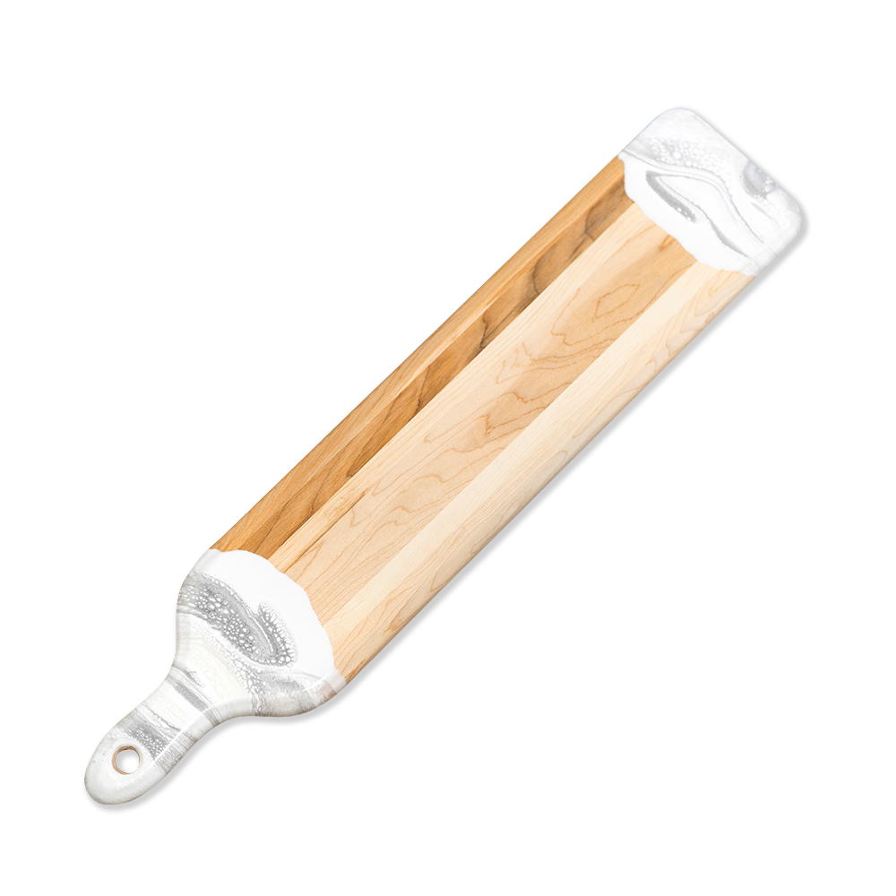 Maple Wood & Resin Charcuterie & Serving Board