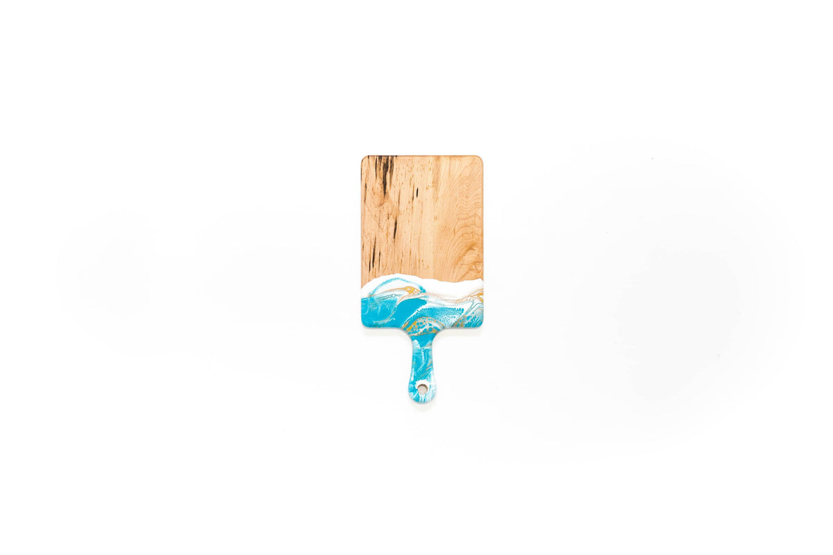 Maple Wood & Resin Charcuterie & Serving Board