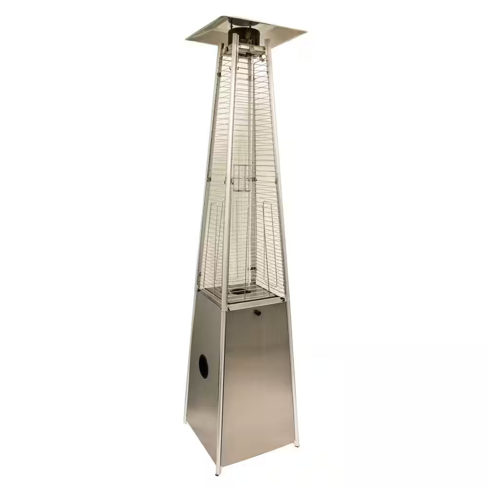 40,000 BTU Quartz Glass Tube Stainless Steel Propane Patio Heater