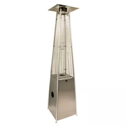 40,000 BTU Quartz Glass Tube Stainless Steel Propane Patio Heater