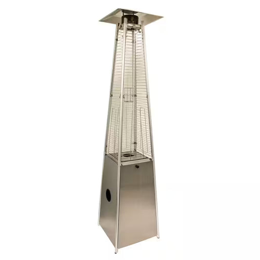 40,000 BTU Quartz Glass Tube Stainless Steel Propane Patio Heater