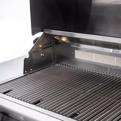 Blaze LTE+ 40-Inch 5-Burner Freestanding Gas Grill with Stainless Steel Cart, Lift-Assist Hood & Rear Infrared Burner