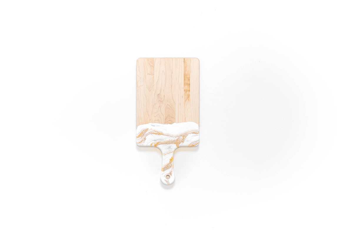 Maple Wood & Resin Charcuterie & Serving Board