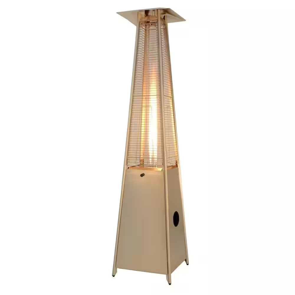 40,000 BTU Quartz Glass Tube Stainless Steel Propane Patio Heater