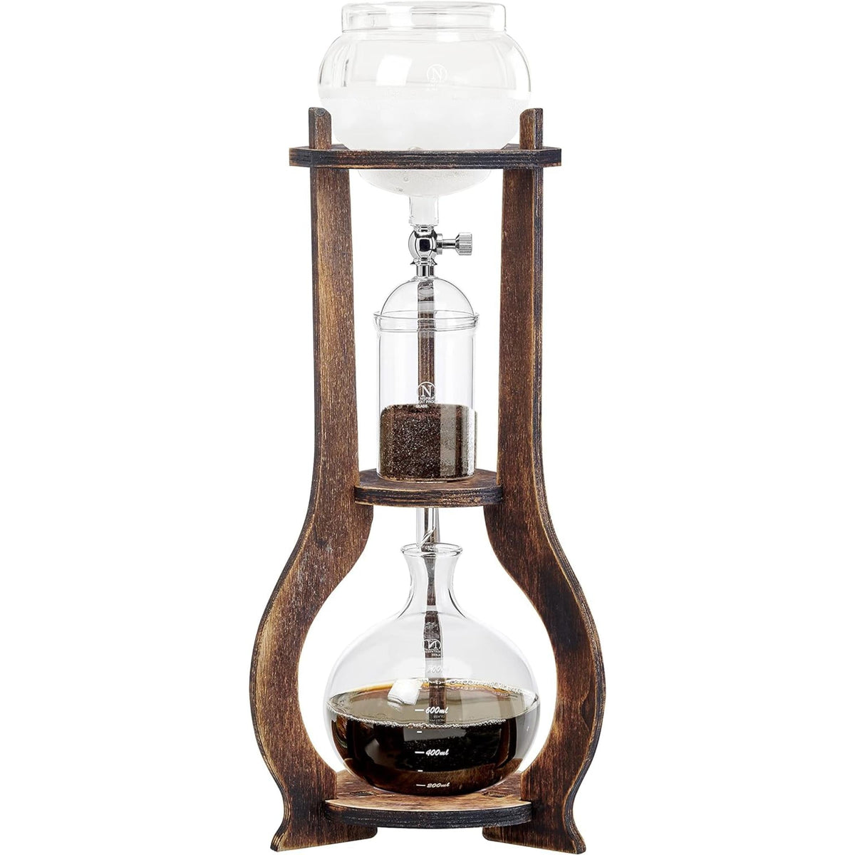 Nispira Wooden Frame Ice Cold Brew Dripping Coffee Maker