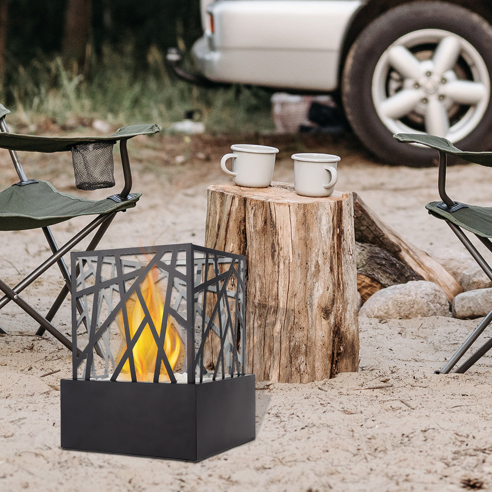 JHY DESIGN Tabletop Fire Bowl Pot Bio Ethanol Fireplace