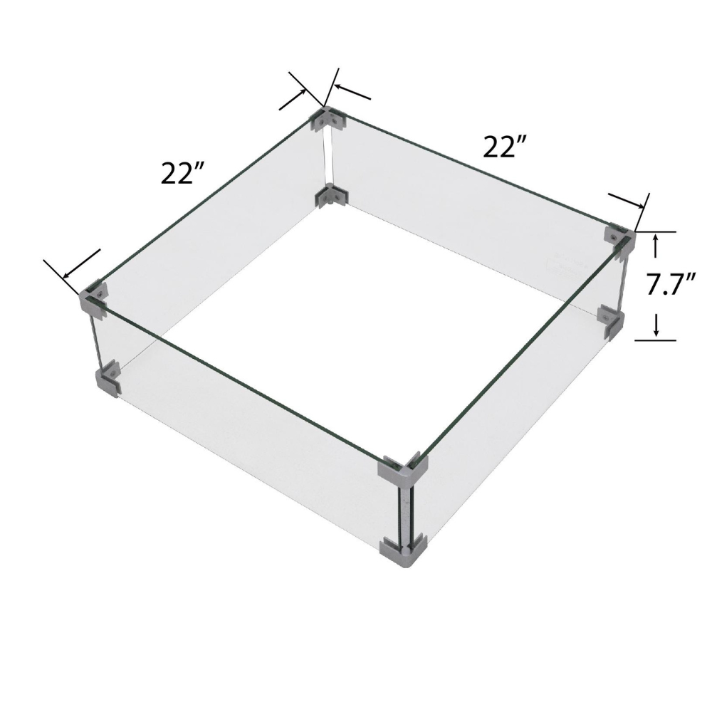 50,000 BTU Outdoor Propane Fit Pit Table with Natural Gas Conversion Kit included