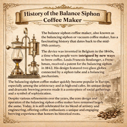 Nispira Vintage Belgian Syphon Coffee Maker – Gold