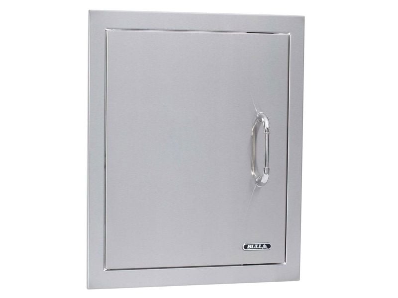 Bull 18" Left-Hinged Stainless Steel Single Access Door with Paper Towel Holder
