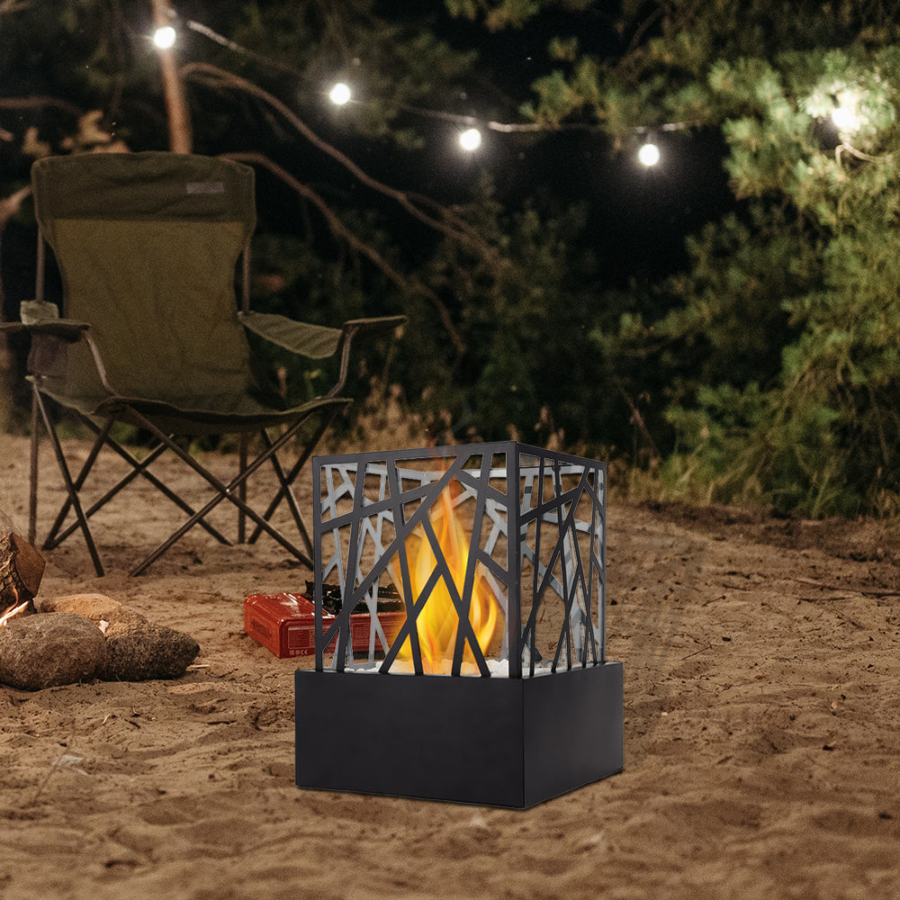 JHY DESIGN Tabletop Fire Bowl Pot Bio Ethanol Fireplace