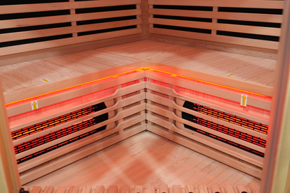 Blisspod Vienna RED Deluxe 4–5 Person Full Spectrum Infrared Sauna