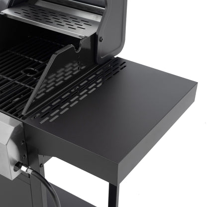 4-Burner Gas Grill & Griddle Combo with Pizza Pan – 49,200 BTU