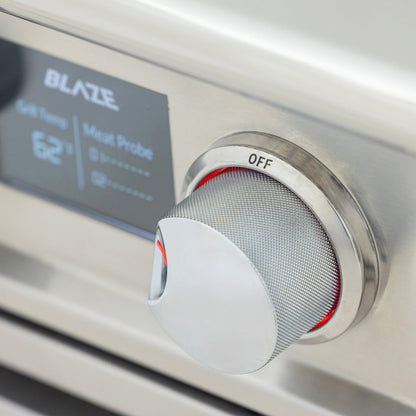 Blaze LTE PRO 40-Inch 5-Burner Built-In Grill with Digital Temperature Screen & Rotisserie