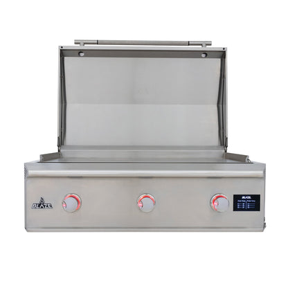 Blaze LTE PRO 40-Inch Built-In Gas Griddle with Digital Temperature Screen & Lift-Assist Lid