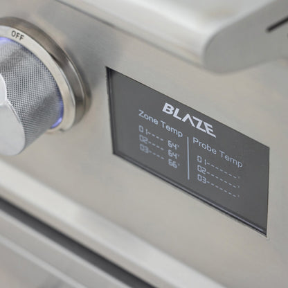 Blaze LTE PRO 40-Inch Built-In Gas Griddle with Digital Temperature Screen & Lift-Assist Lid