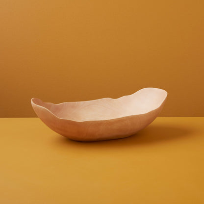 Kiln Mango Wood Petal Bowl, Small