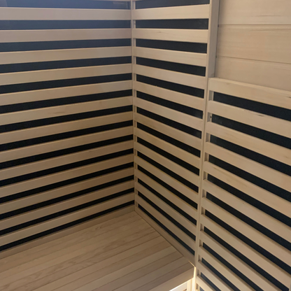 Blisspod Bergen Deluxe 2-Person Full Spectrum Infrared Sauna with Red Light Therapy