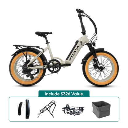 VTUVIA SX20 750W Step-Through Folding Electric Bike