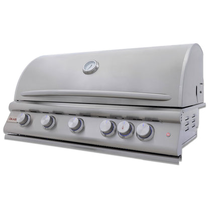 Blaze LTE+ 40-Inch 5-Burner Built-In Gas Grill with Lift-Assist Hood & Rear Infrared Burner