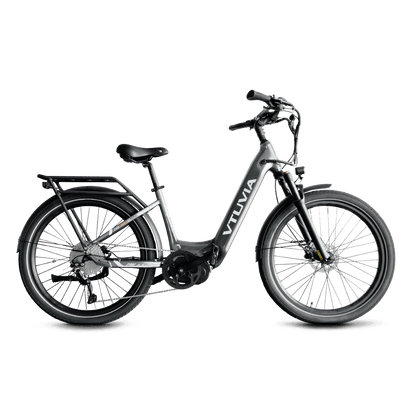 VTUVIA CMB 8-Speed 500W Mid-Drive Step-Through Electric Commuter Bike