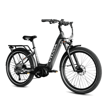 VTUVIA CMB 8-Speed 500W Mid-Drive Step-Through Electric Commuter Bike
