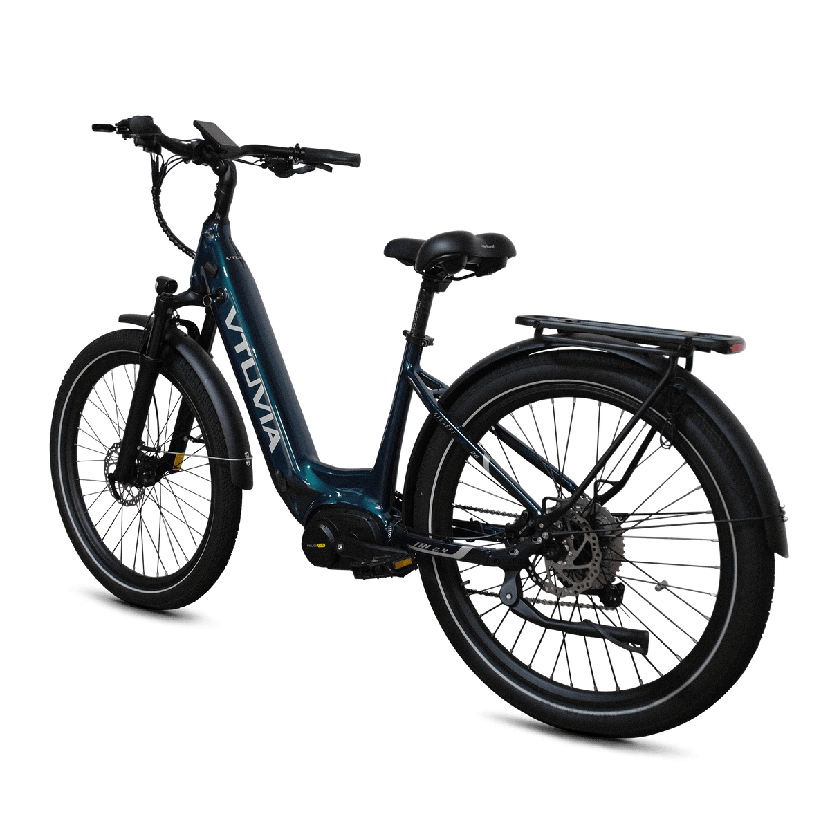 VTUVIA CMB 8-Speed 500W Mid-Drive Step-Through Electric Commuter Bike