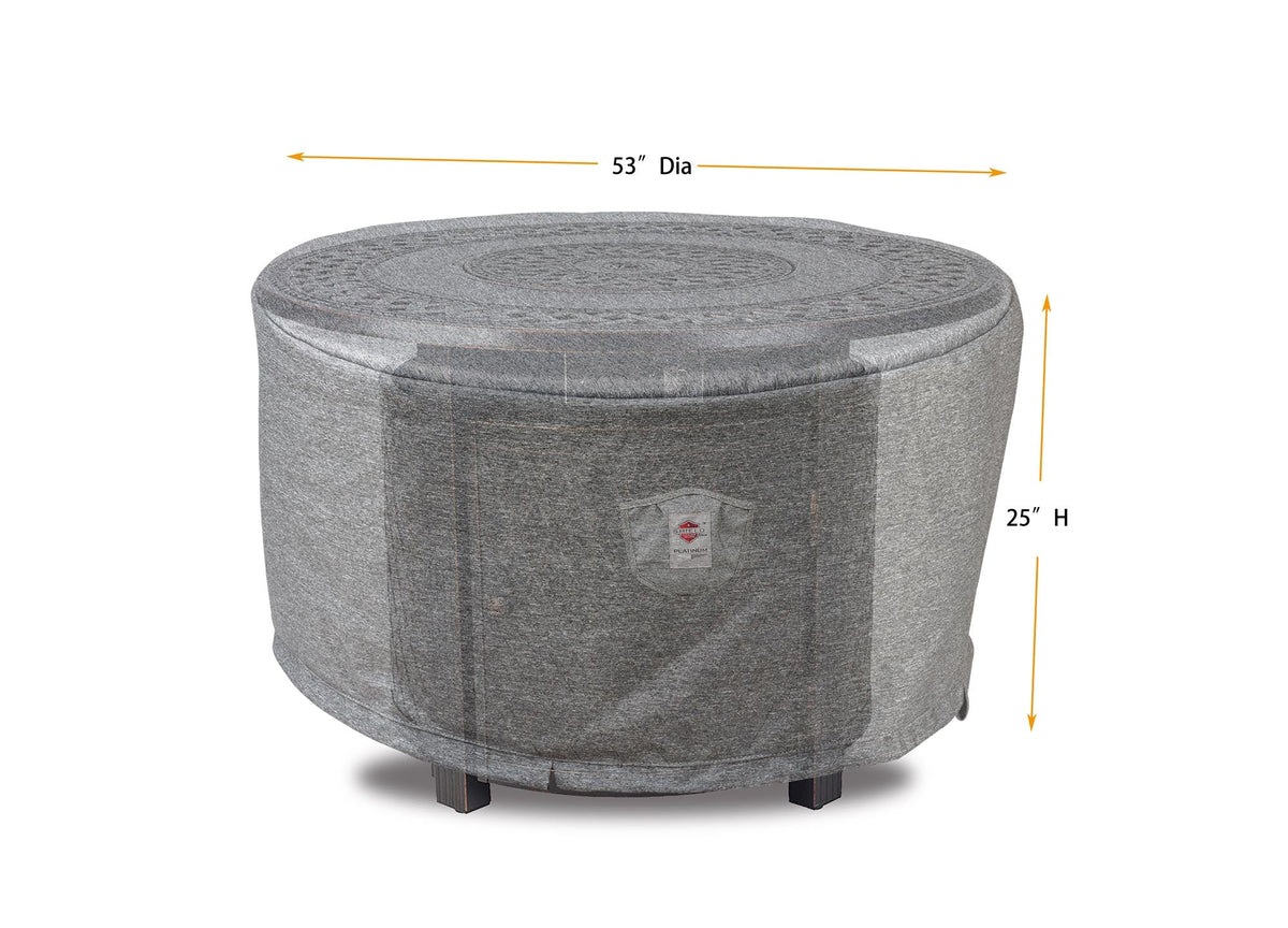 Shield Platinum Collection Round Outdoor Chat Table Cover