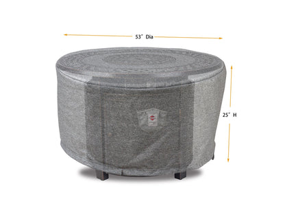 Shield Platinum Collection Round Outdoor Chat Table Cover