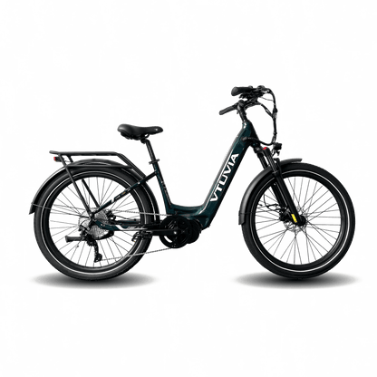 VTUVIA CMB 8-Speed 500W Mid-Drive Step-Through Electric Commuter Bike