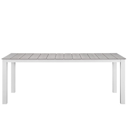 Modway Maine 9-Piece Outdoor Patio Dining Set – Seats 8