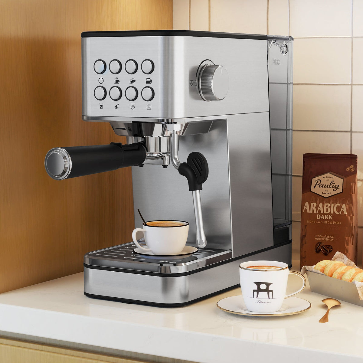 DirectDeals 20 Bar Espresso Machine with Steam Wand