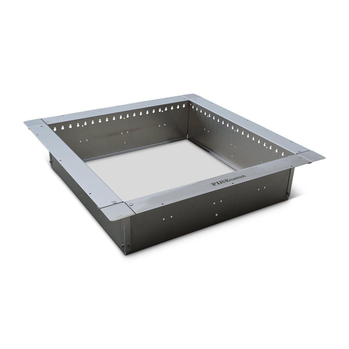 Firebuggz 24-Inch Square Stainless Steel Fire Pit Insert – FB01-0004SST