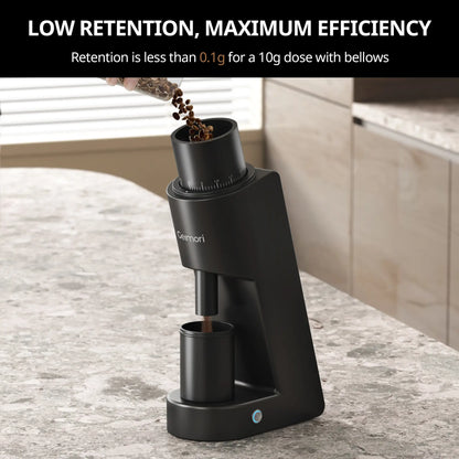 Ultra-Slim Single-Dose Coffee Grinder – 38mm Conical Burr