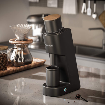 Ultra-Slim Single-Dose Coffee Grinder – 38mm Conical Burr