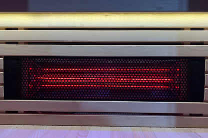 Blisspod Helsinki Deluxe 2-Person Full Spectrum Infrared Sauna with Red Light Therapy