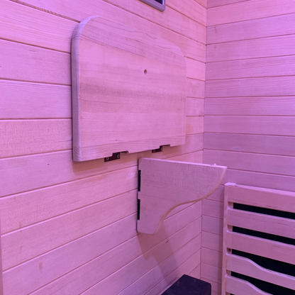 Blisspod Helsinki Deluxe 2-Person Full Spectrum Infrared Sauna with Red Light Therapy