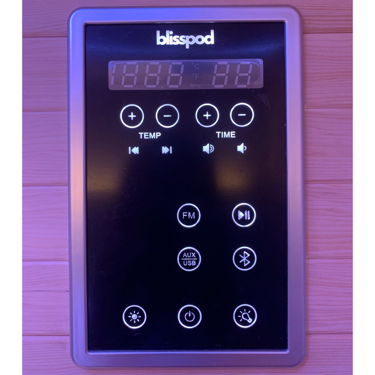 Blisspod Helsinki Deluxe 2-Person Full Spectrum Infrared Sauna with Red Light Therapy