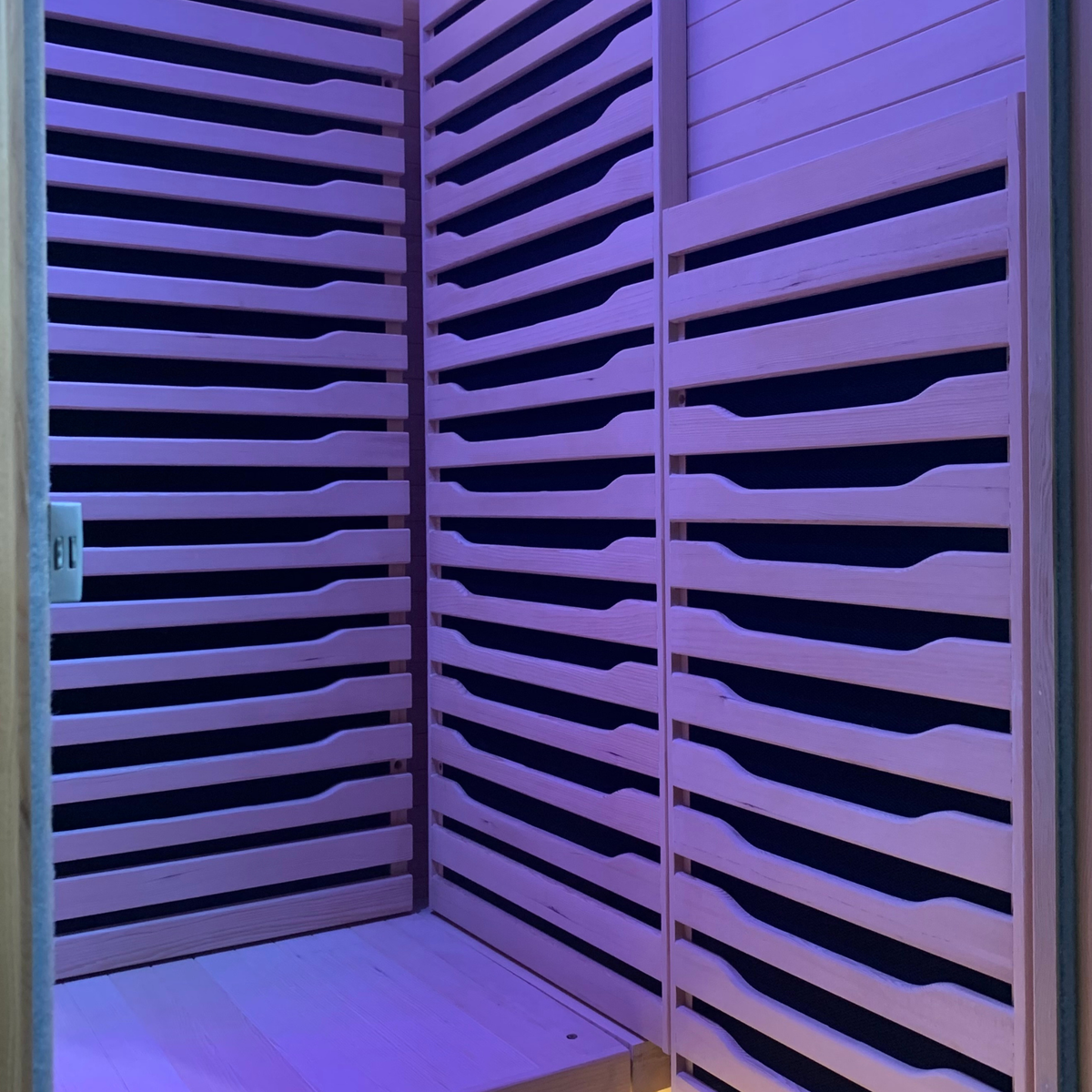 Blisspod Helsinki Deluxe 2-Person Full Spectrum Infrared Sauna with Red Light Therapy