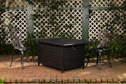 Longmont 48" Rectangular Aluminum Propane Fire Pit Table – 55,000 BTU