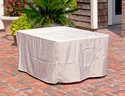 Longmont 48" Rectangular Aluminum Propane Fire Pit Table – 55,000 BTU