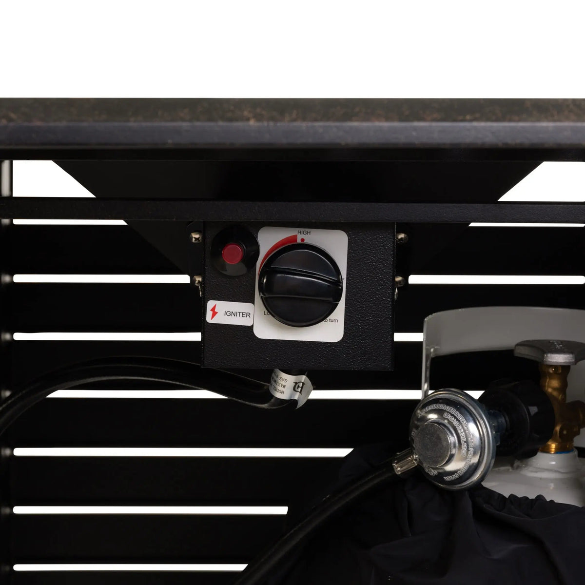 Longmont 48" Rectangular Aluminum Propane Fire Pit Table – 55,000 BTU