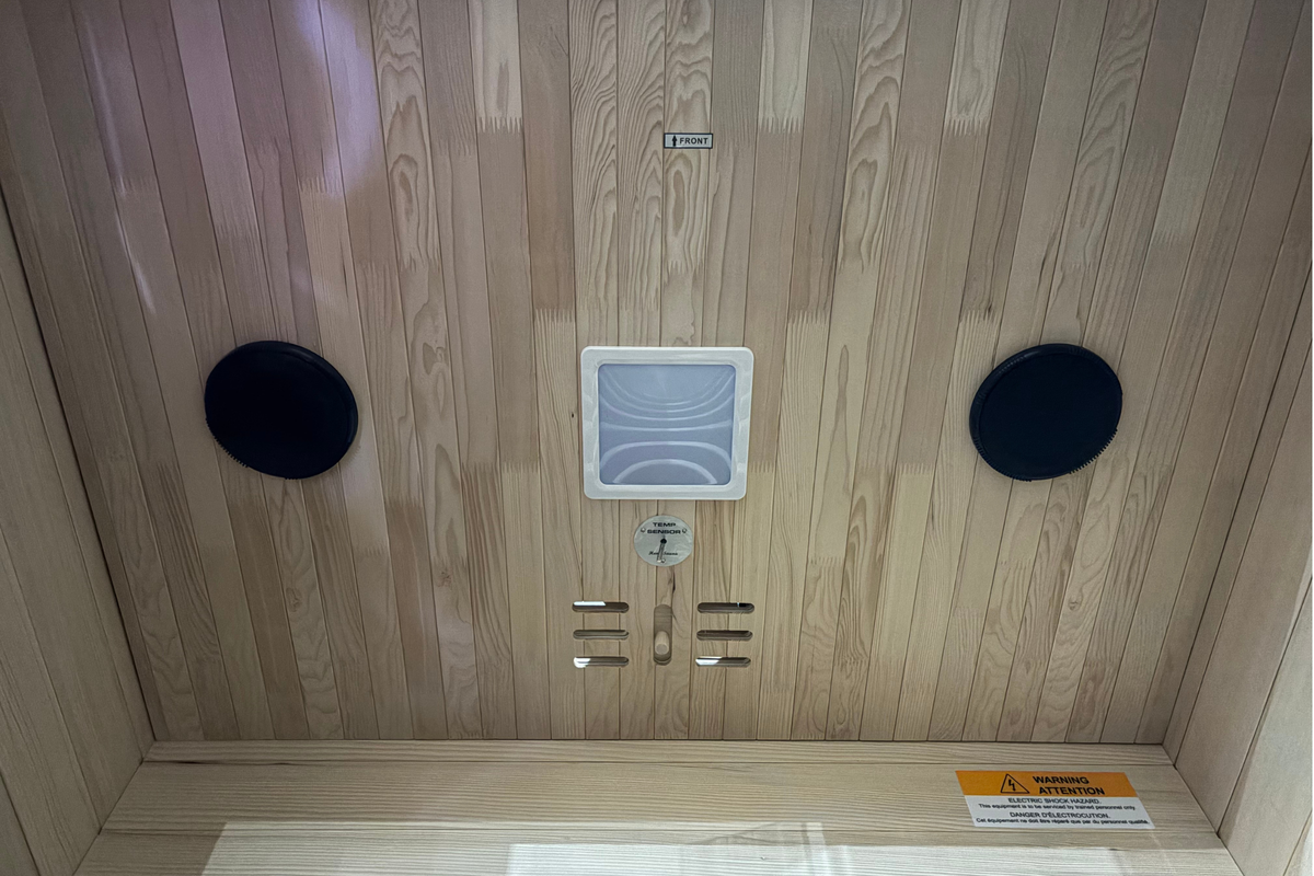 Blisspod Malmo Deluxe 1–2 Person Infrared Sauna with Red Light Therapy