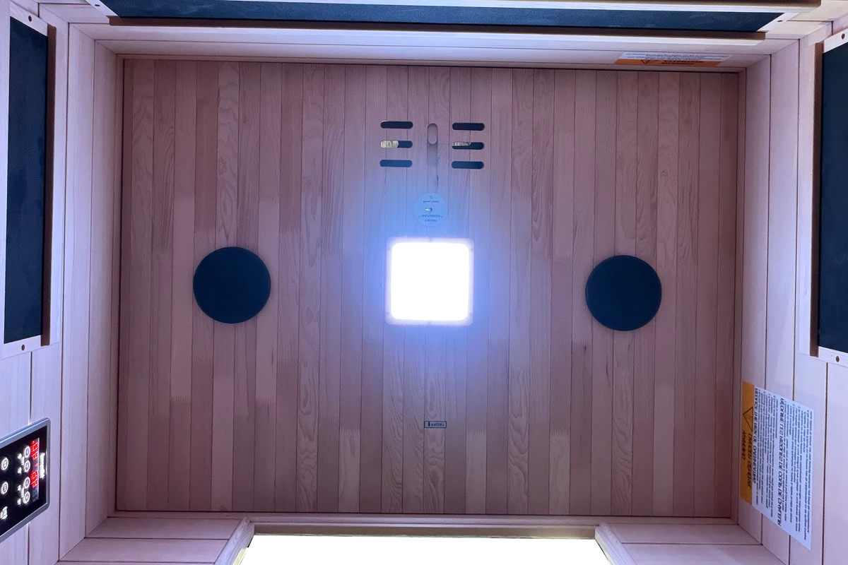 Blisspod Malmo Deluxe 1–2 Person Infrared Sauna with Red Light Therapy