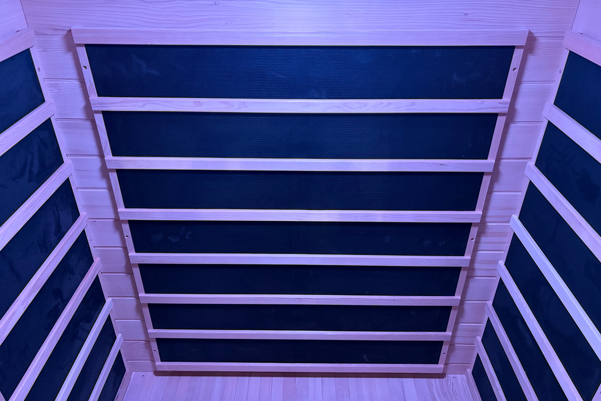 Blisspod Malmo Deluxe 1–2 Person Infrared Sauna with Red Light Therapy