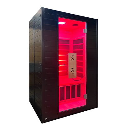 Blisspod Malmo Deluxe 1–2 Person Infrared Sauna with Red Light Therapy