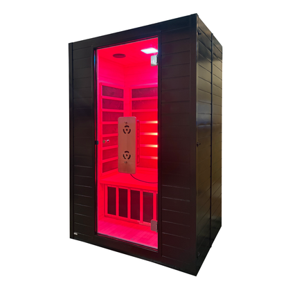 Blisspod Malmo Deluxe 1–2 Person Infrared Sauna with Red Light Therapy