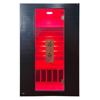 Blisspod Malmo Deluxe 1–2 Person Infrared Sauna with Red Light Therapy